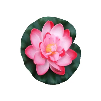 1 ADET 10cm Yüzen Lotus yapay çiçek Düğün Ev Partisi Süslemeleri DIY Nilüfer Mariage Sahte Bitkiler Havuzu Gölet Dekor