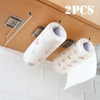 Mutfak Dikey kağıt havlu tutacağı Banyo Tuvalet Ahşap Saf Bakır duvar kağıdı rulo tutucu İskandinav Delikli Peçete Tutucu