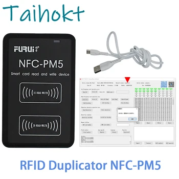 NFC PM5 akıllı kart okuyucu 13.56 Mhz CUID / AKIŞKAN Etiket Yazıcı RFID Anahtar Teksir 125KHz Rozeti Fotokopi IC KİMLİK Etiketi Klon Programcı