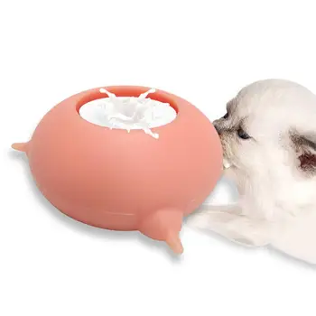 Pet Silikon Doggie Kedi Kabarcık süt kasesi Besleyici 3 Meme Yenidoğan Evcil Yavru Yavru besleme kasesi