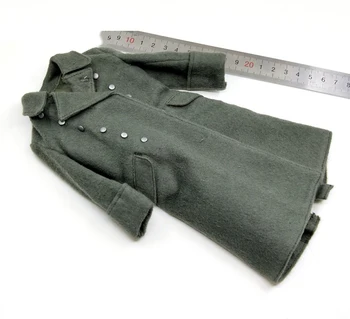 Uyarı Hattı AL100036 1/6 İKINCI DÜNYA savaşı Ordu Asker Alman Askeri Uzun Palto Gömlek Modeli Fit 12 inç Erkek Aksiyon Bebek Koleksiyon